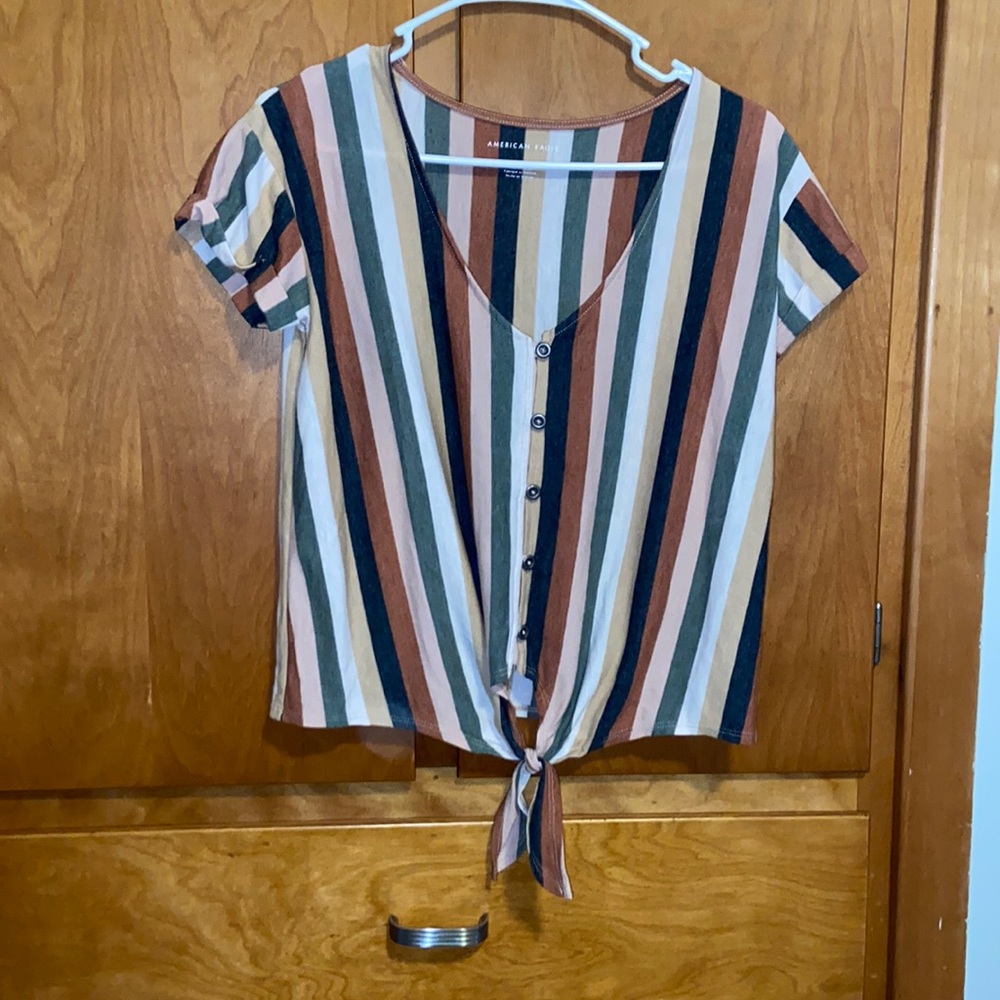 Striped American Eagle shirt
